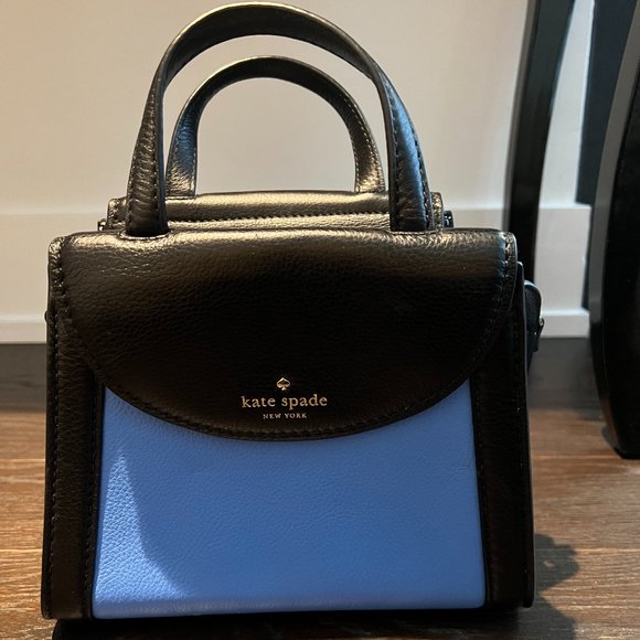 Blue, Black and White Kate Spade purse - Picture 1 of 6